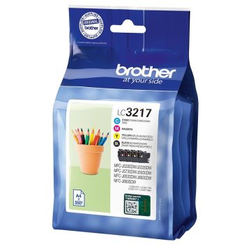 BROTHER Valuepack Tinte CMYBK LC-3217VAL MFC-J6530DW 550 Seiten