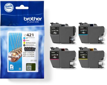 BROTHER Valuepack Tinte CMYBK LC-421VAL DCP-J1050 200 Seiten