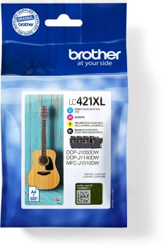 BROTHER Valuepack Tinte CMYBK LC-421XLVAL DCP-J1050 500 Seiten