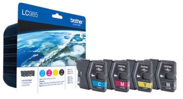 BROTHER Valuepack Tinte CMYBK LC-985VALBP DCP-J315W 260/300 Seiten