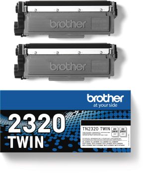 BROTHER Toner Twin Pack schwarz TN-2320TWIN HL-L2340/L2360 2x2600 Seiten