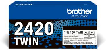 BROTHER Toner Twin Pack schwarz TN-2420TWIN HL-L2350/2370 2x3000 Seiten