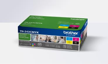 BROTHER Toner Multipack CMYK TN-243CMYK HL-L3210CW 1000 Seiten