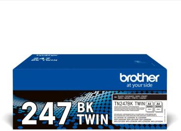 BROTHER Toner HY Twin Pack schwarz TN-247BKTWIN HL-L3210CW 2x3000 Seiten