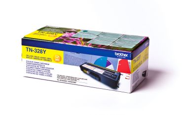 BROTHER Toner Super HY yellow TN-328Y HL-4570CDN 6000 Seiten