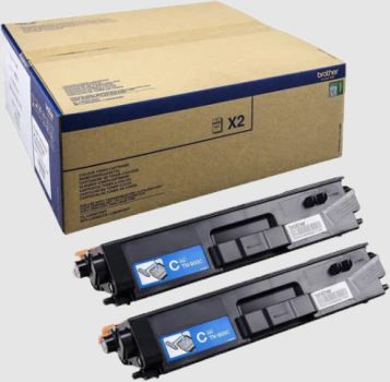 BROTHER Toner Super HY Twin cyan TN-900CTWIN HL-L9200CDWT 2x6000 Seiten