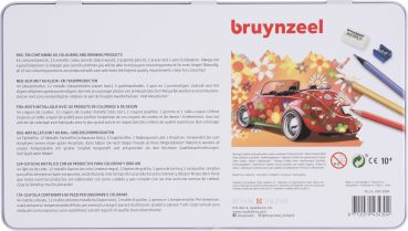 BRUYNZEEL Farbstifteset Kids 60312904 60 Farben Metalletui