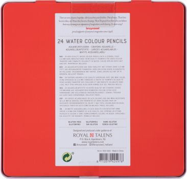 BRUYNZEEL Aquarellfarbstifte Expression 60313024 24 Farben Metalletui