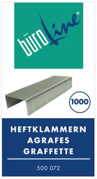 BÜROLINE Heftklammern No.10 500072 1000 Stück