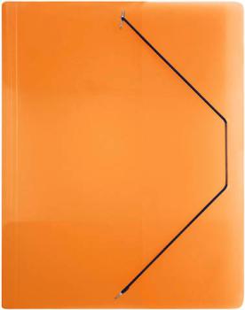 BÜROLINE Gummibandmappe A4 614530 orange, Kunststoff