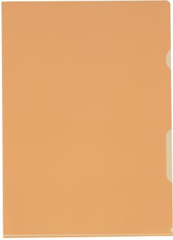 BÜROLINE Sichtmappen A4 620077 orange 100 Stück