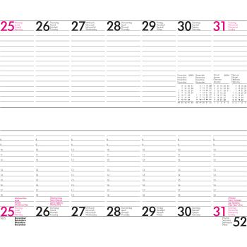 BÜROLINE Wochenplaner 2023 890712 D/F/I/E