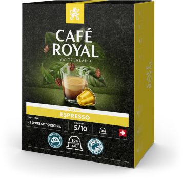 CAFE ROYAL Kaffeekapseln Alu 10165678 Espresso 36 Stk.