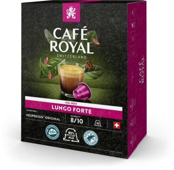 CAFE ROYAL Kaffeekapseln Alu 10169702 Lungo Forte 36 Stk.