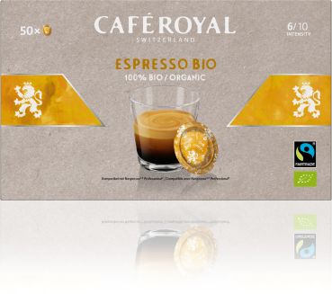 CAFE ROYAL Office Pads 10175947 Espresso Bio 50 Stk.