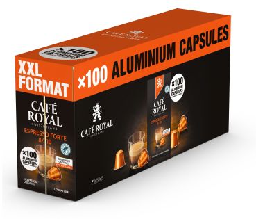 CAFE ROYAL Kaffeekapseln XXL 10185022 Espresso Forte 100 Stk.