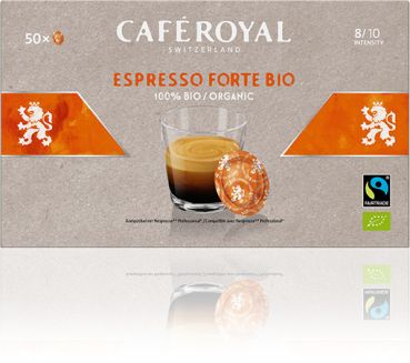 CAFE ROYAL Office Pads Bio Havelaar 10188447 Espresso Forte 50 Stk.