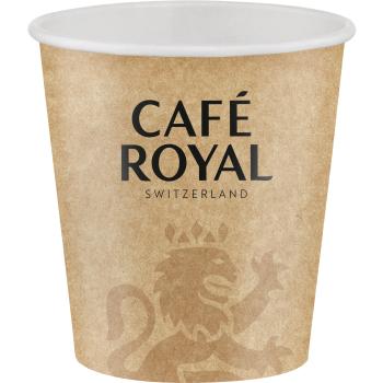 CAFE ROYAL Pappbecher 1dl 11025406 Braun 50 Stk.