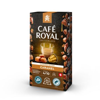 CAFE ROYAL Kaffeekapseln Alu 2001783 Caramel 10 Stück