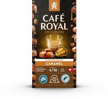 CAFE ROYAL Kaffeekapseln Alu 2001783 Caramel 10 Stück