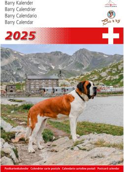 CALENDARIA Postkartenkalender 2025 783036205045 Barry 14.8x22cm