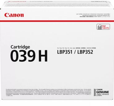 CANON Toner-Modul 039H schwarz 0288C001 LBP 351x/352x 25'000 Seiten