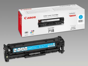 Canon toner-modul 718 cyan 2661b002 lbp 7200 2900 seiten - Canon-2661b002-4960999628608