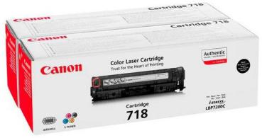 CANON Toner-Modul 718TW schwarz 2662B005 LBP 7200 2 Stück