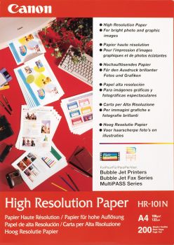 CANON Papier High Resol. 105g A4 HR101A4 Bubble-Jet 200 Blatt