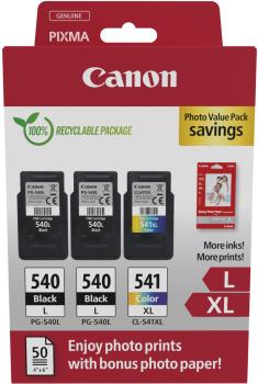 CANON Multipack Tinte L+XL BKCMY PGCL541/1 Pixma MG2150 2xBKXL & 1xCMYXL