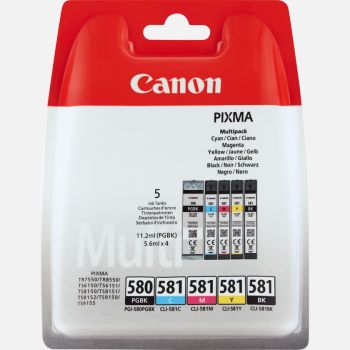 CANON Multipack Tinte PGBKCMYBK PGI-580/581 Pixma TS6150/TS8150