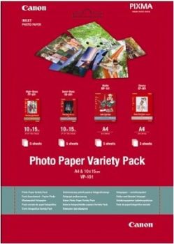 CANON Photo Pap.Variety Pack A4/A6 VP101A4/6 InkJet 20 Blatt