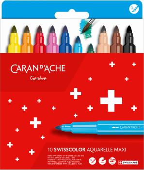 CARAN D'ACHE Fasermaler Swisscolor Maxi 195.41 10 Stück