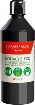 CARAN D'ACHE Deckfarbe Gouache Eco 500ml 2370.009 schwarz flüssig