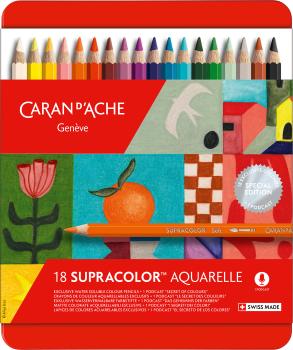 CARAN D'ACHE Farbstifte Supracolor 3888.418 18 Stück