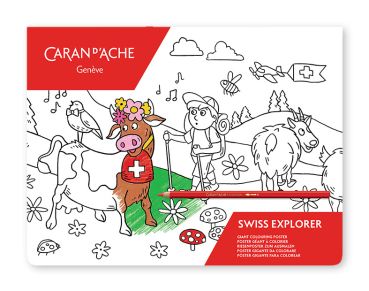 CARAN D'ACHE Swiss Explorer 454.703 Farbposter FSC