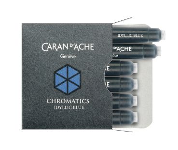 CARAN D'ACHE Tintenpatrone 8021.140 Idyllic Blue 6 Stück