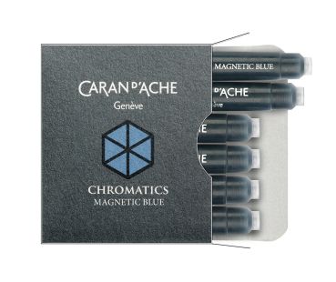 CARAN D'ACHE Tintenpatrone 8021.149 Magnetic Blue 6 Stück