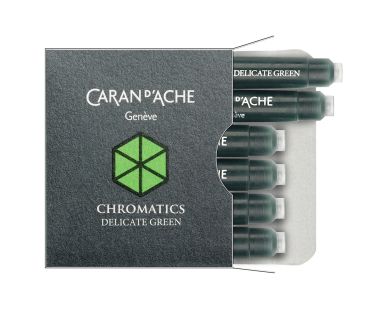 CARAN D'ACHE Tintenpatrone 8021.221 Delicate Green 6 Stück