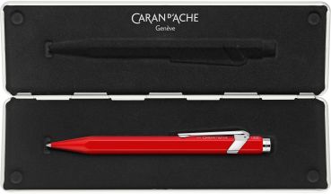 CARAN D'ACHE Roller 849 0.7mm 846.570 rot, mit Metalletui