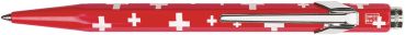 CARAN D'ACHE Kugelschreiber 849 Swiss 849.253 rot/weiss