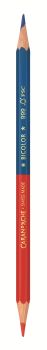 CARAN D'ACHE Farbstift Bicolor 999.300 blau/rot