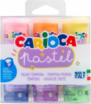 CARIOCA Tempera Pastell 6x25ml 43185