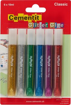 CEMENTIT Glitter Glue Classic 52.014.20 6x10ml