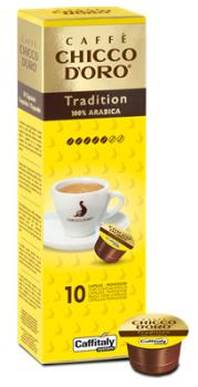 Chicco d'oro kaffee caffitaly 802000 tradition arabica 10 stück - Chicco-doro-802000-7610899802000-02.jpg