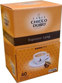 CHICCO D'ORO Kaffee Caffitaly 802376 Espresso Long 40 Stück