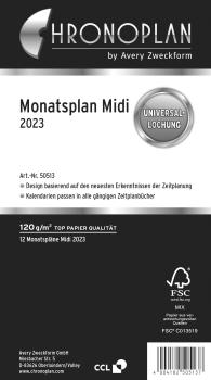 CHRONOPLAN Monatsplan 2024 50514Z.24 ausklappbar