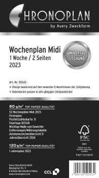 CHRONOPLAN Ersatz Midi DE 2024 50544Z.24 96x172mm, 1W/2S