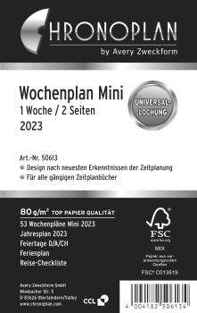 CHRONOPLAN Wochenplan mini 2024 50614Z.24 1W/2S