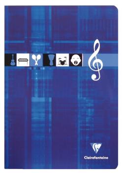 CLAIREFONTAINE Musikheft A4 3114 weiss 24 Blatt